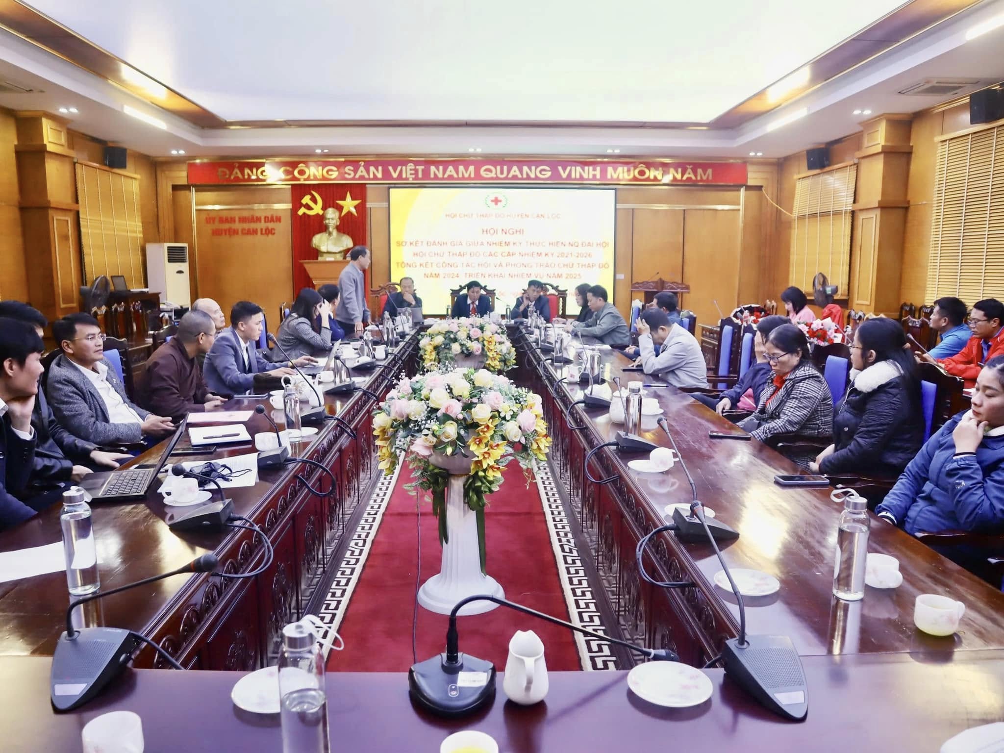 Huyện Can Lộc: Sơ kết giữa nhiệm kỳ thực hiện nghị quyết đại hội Hội Chữ thập đỏ các cấp