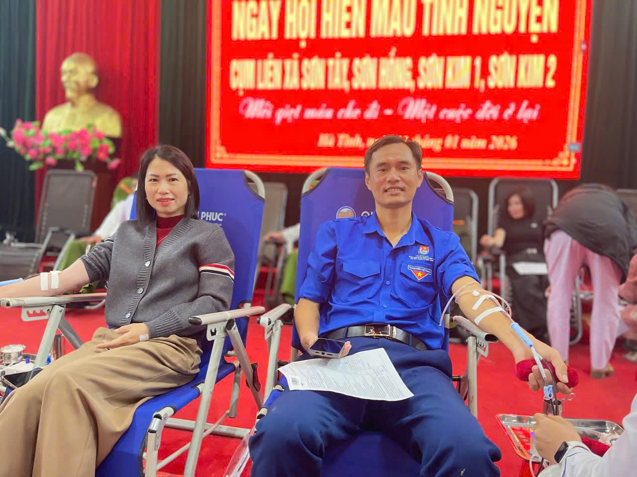 THU VỀ 204 ĐƠN VỊ MÁU TẠI NGÀY HỘI HIẾN MÁU TÌNH NGUYỆN CỤM LIÊN XÃ SƠN TÂY – SƠN HỒNG – SƠN KIM 1 - SƠN KIM 2 NĂM 2026