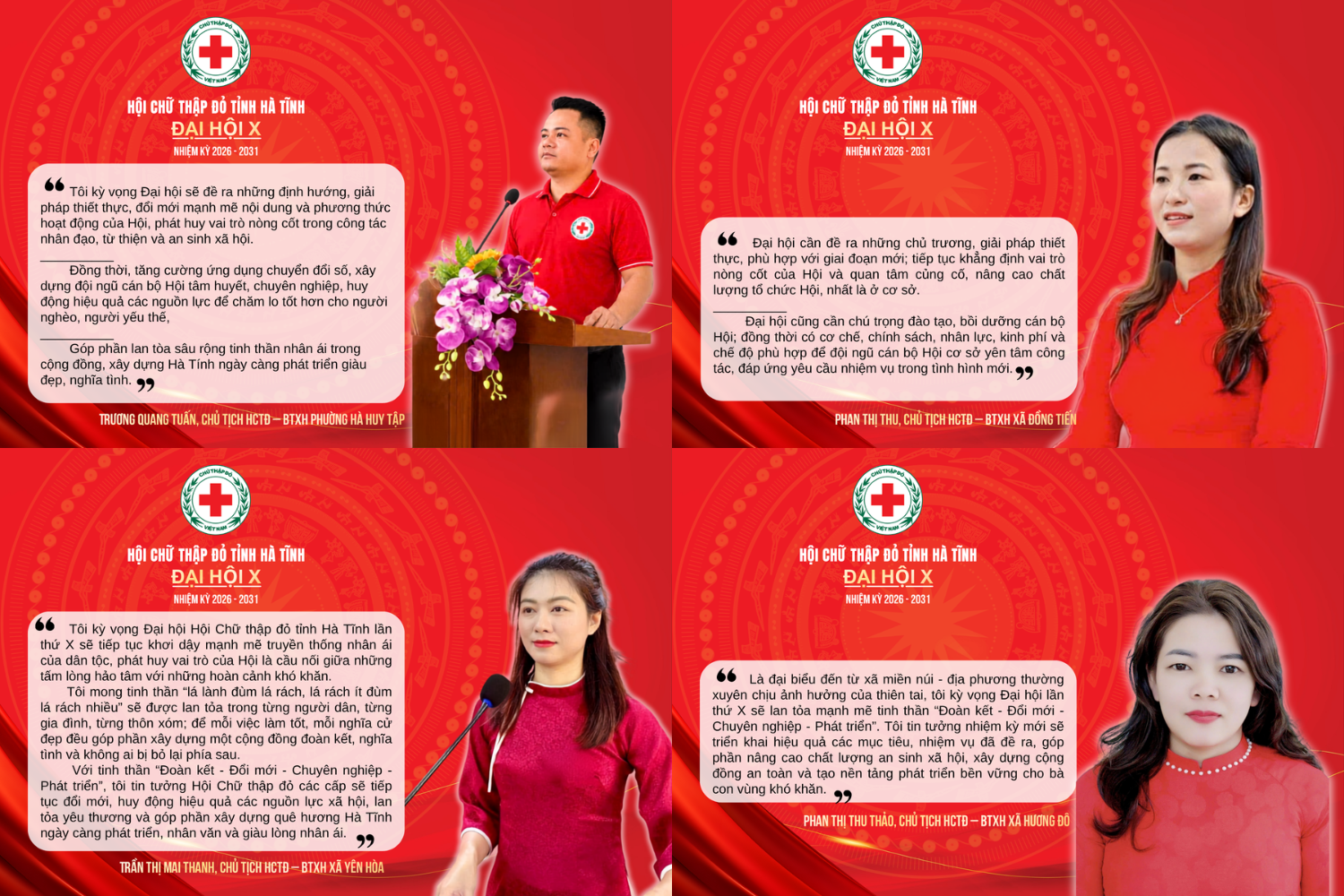 Hướng về Đại hội đại biểu Hội Chữ thập đỏ tỉnh Hà Tĩnh lần thứ X: Kỳ vọng từ đội ngũ cán bộ Hội cơ sở